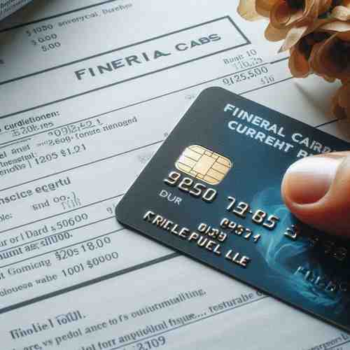 Using a credit card to cover funeral expenses
