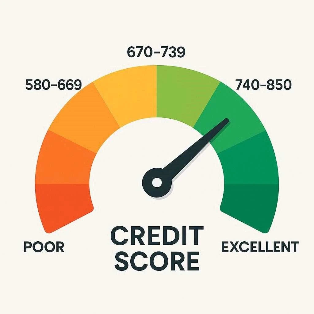 Credit score gauge highlighting 670–700 as the range for Disney credit card approval.