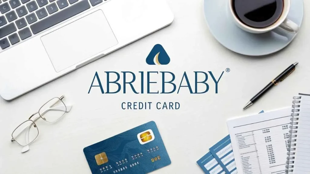 Abriebaby credit card illustration showing features, eligibility, and usage for U.S. consumers