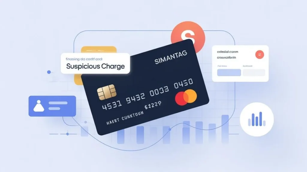 Simantag credit card charge alert explained and handled