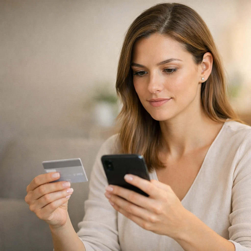 American woman calling her bank to dispute yourpfi.us charge on credit card