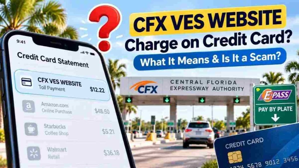 CFX VES WEBSITE charge on credit card