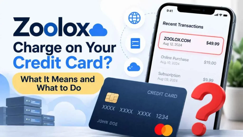 Zoolox charge on credit card explained