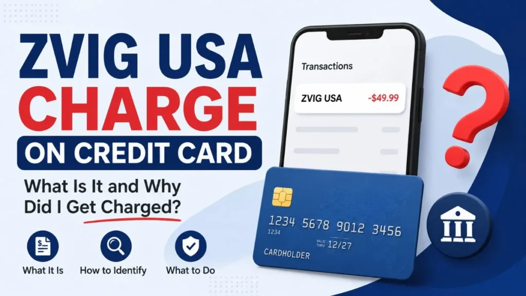 ZVIG USA charge on credit card explained