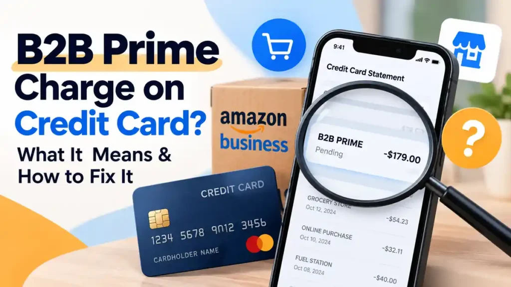B2B Prime charge on credit card statement being investigated